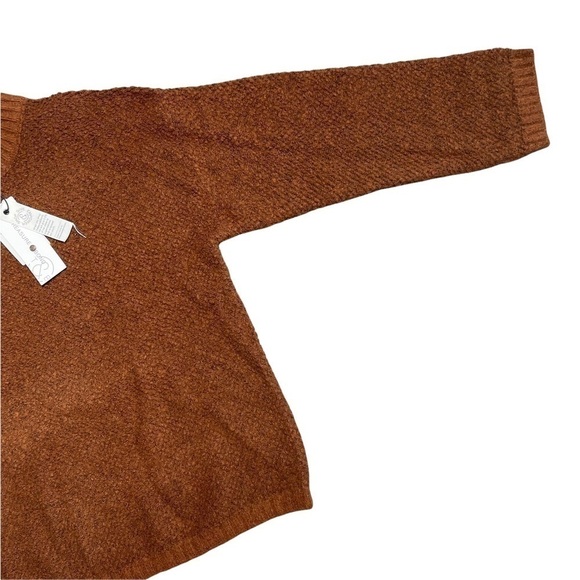 Treasure & Bond Rust Sequoia Long Sleeve Crewneck Sweater XS - Picture 3 of 9